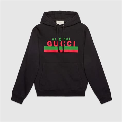 Sudadera con capucha de algodón adidas x Gucci